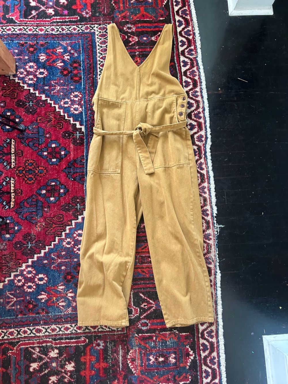 Golden Khaki Alex Mill Ollie Overalls